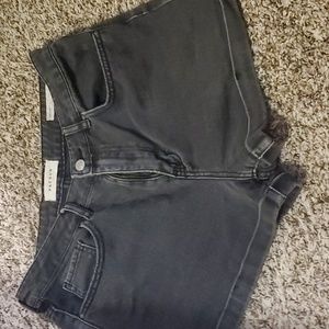 Black cuffed Pacsun shorts